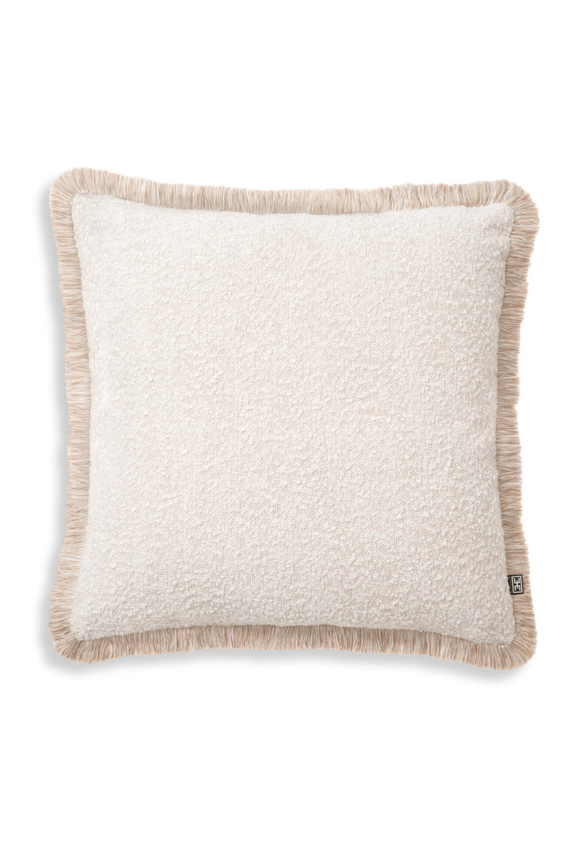 Cream Bouclé Throw Pillow | Eichholtz Nami |  Eichholtzmiami.com