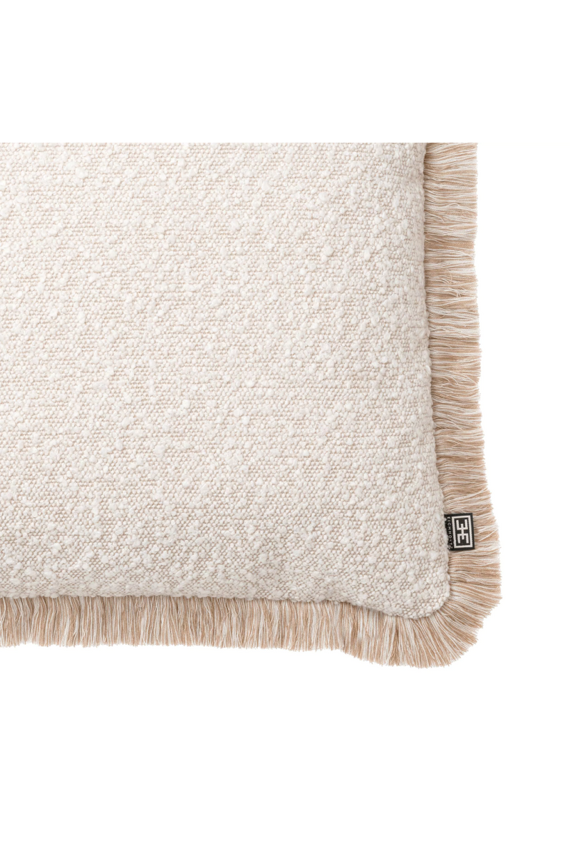 Cream Bouclé Throw Pillow | Eichholtz Nami |  Eichholtzmiami.com