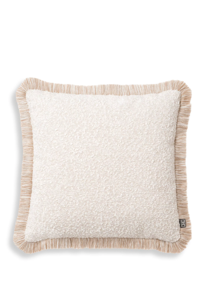 Cream Bouclé Throw Pillow | Eichholtz Nami |  Eichholtzmiami.com