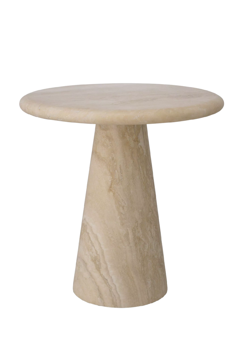 Natural Limestone Pedestal Side Table | Eichholtz Adriana | Eichholtzmiami.com