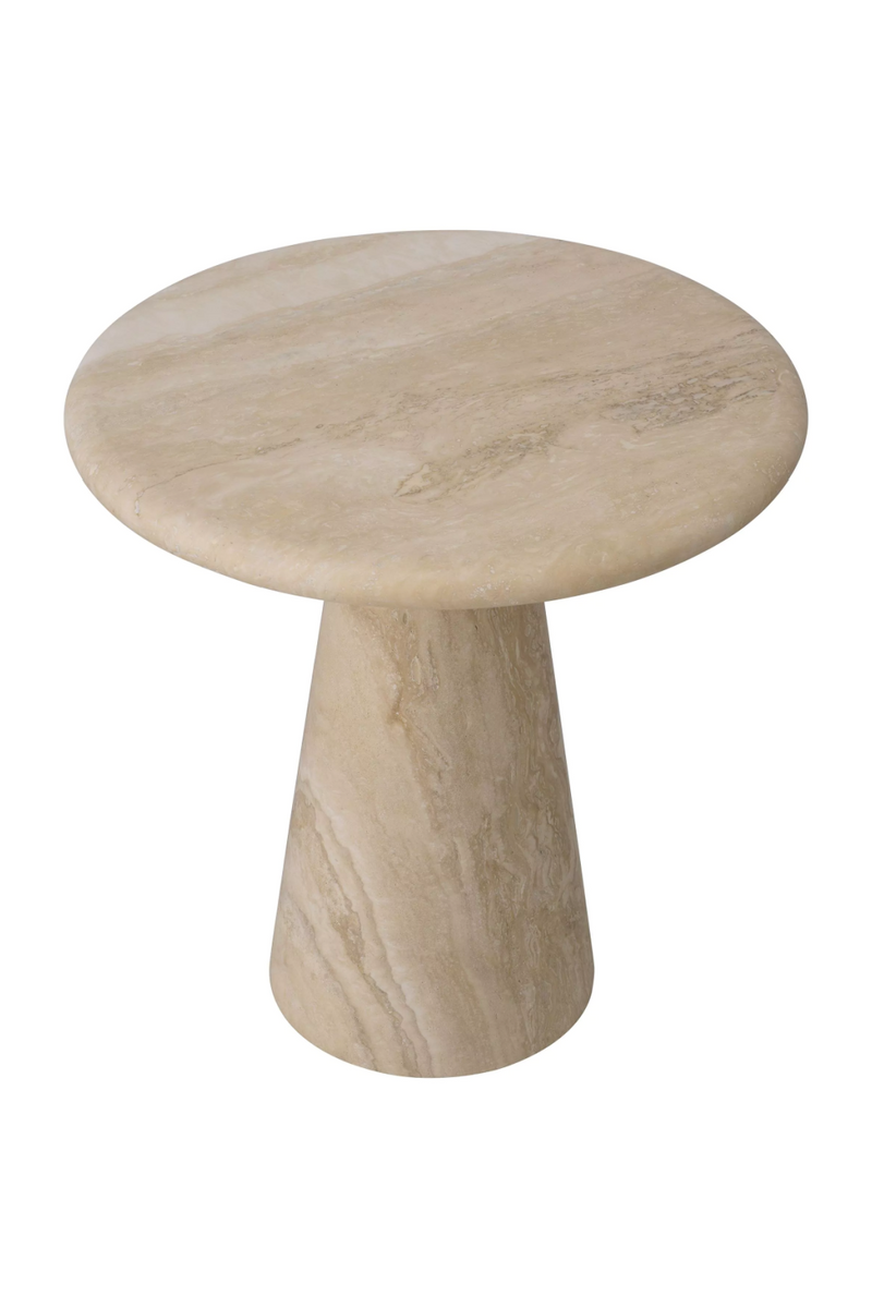 Natural Limestone Pedestal Side Table | Eichholtz Adriana | Eichholtzmiami.com