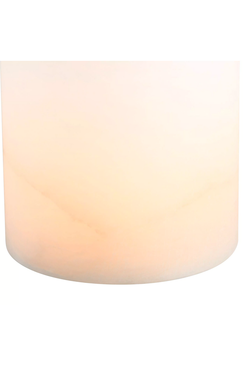 Cylindrical Translucent Alabaster Candle Holder | Eichholtz Mercer | Eichholtzmiami.com