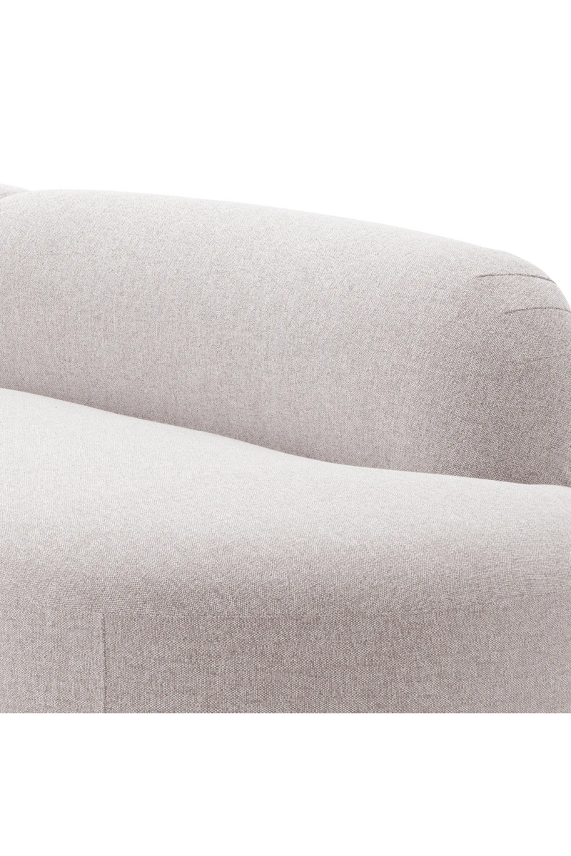 Light Gray Curved Outdoor Sofa | Eichholtz Björn | Oroatrade.com