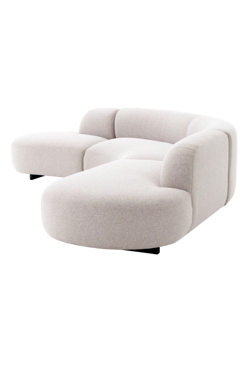 Light Gray Curved Outdoor Sofa | Eichholtz Björn | Oroatrade.com