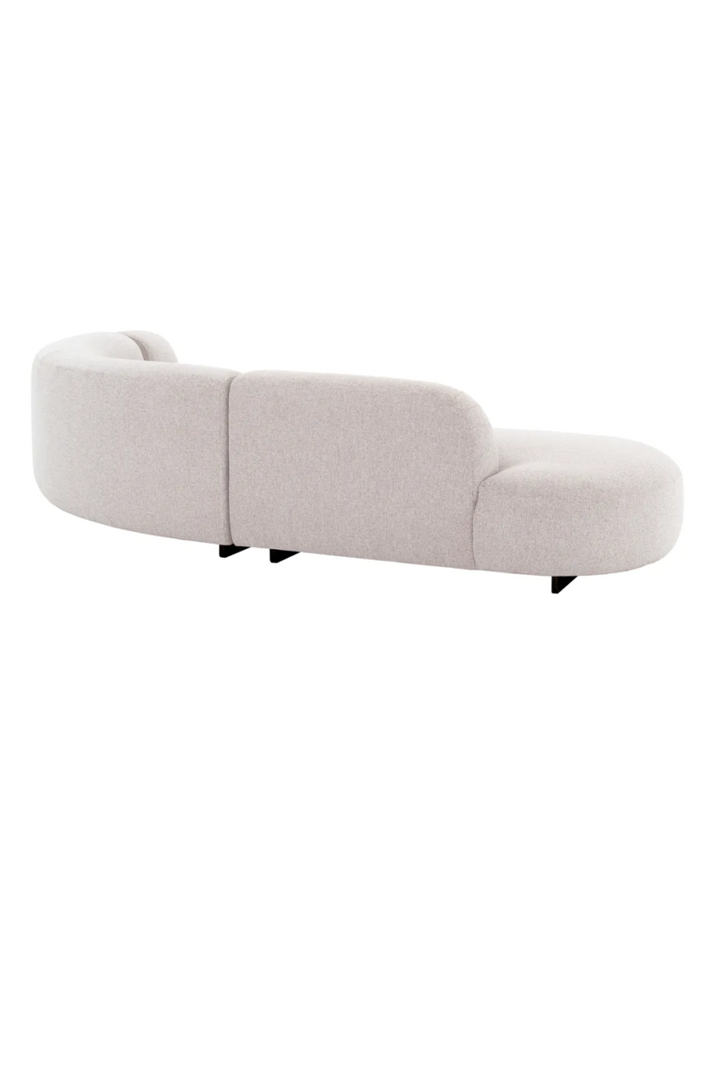 Light Gray Curved Outdoor Sofa | Eichholtz Björn | Oroatrade.com