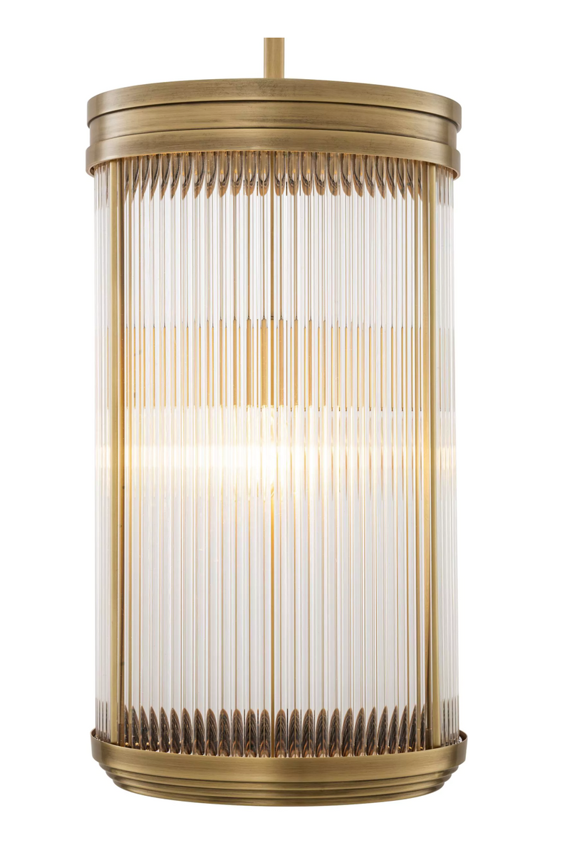 Cylindrical Glass Pendant Lamp | Eichholtz Rousseau | Eichholtzmiami.com