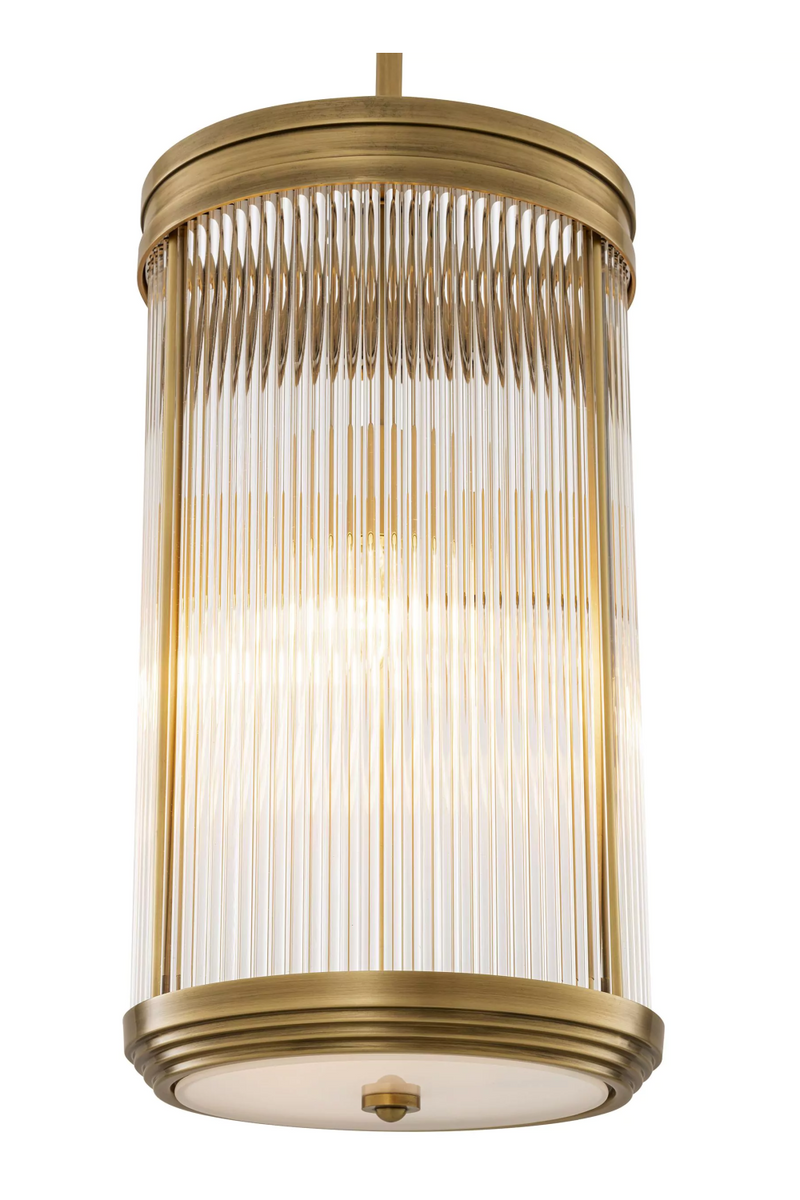 Cylindrical Glass Pendant Lamp | Eichholtz Rousseau | Eichholtzmiami.com