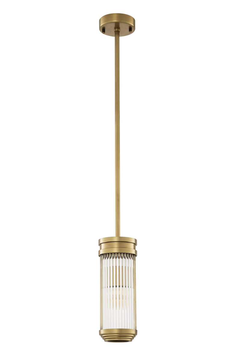 Cylindrical Glass Pendant Lamp | Eichholtz Rousseau | Eichholtzmiami.com