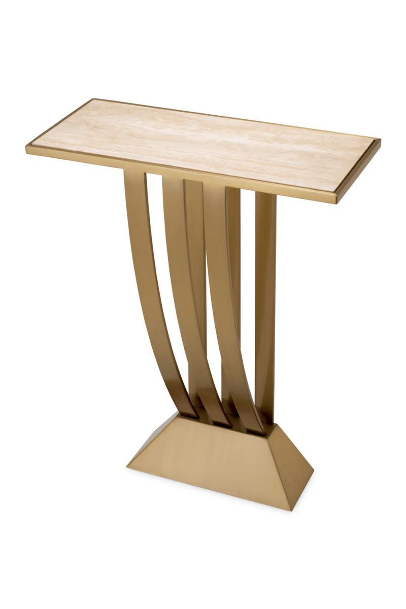  Travertine Modern Console Table | Eichholtz Beau Deco | Eichholtzmiami.com