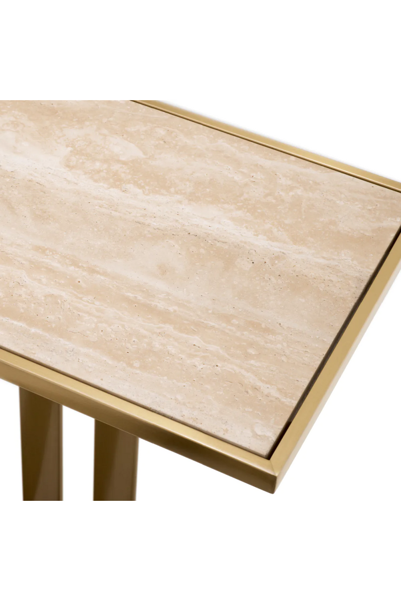  Travertine Modern Console Table | Eichholtz Beau Deco | Eichholtzmiami.com