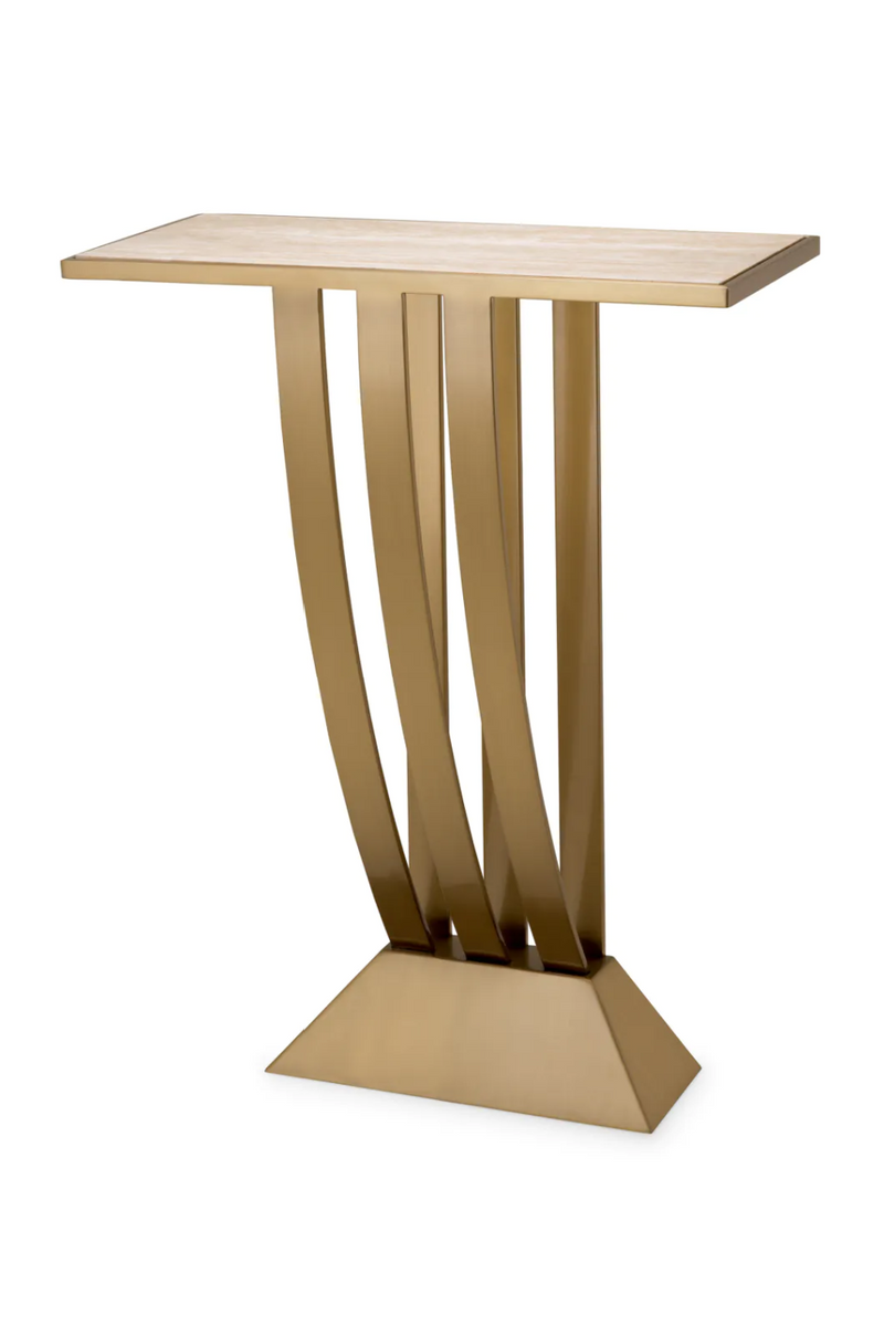  Travertine Modern Console Table | Eichholtz Beau Deco | Eichholtzmiami.com