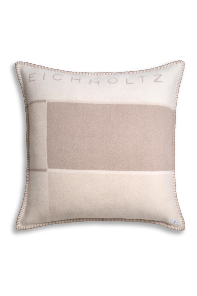 Neutral-Hued Wool Cushion | Eichholtz Thana | Eichholtzmiami.com