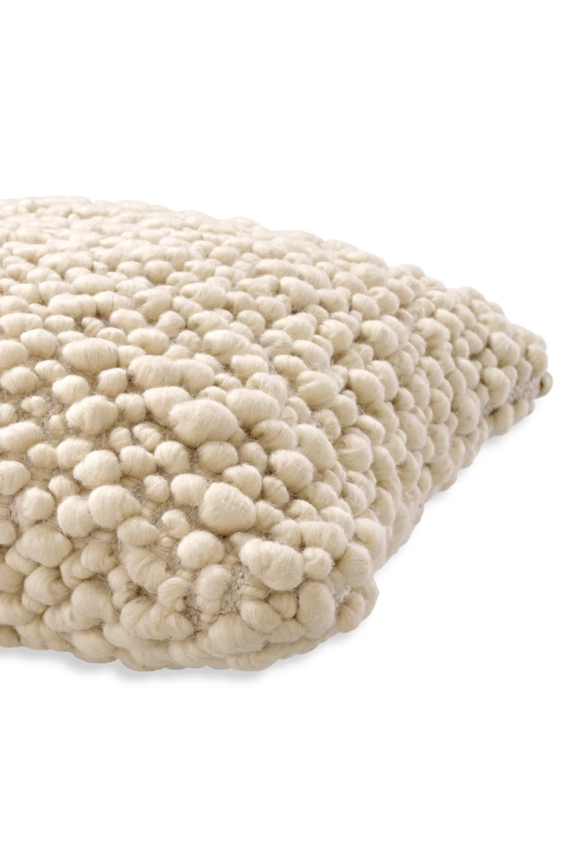 White Wool Cushion | Eichholtz Schillinger | Eichholtzmiami.com