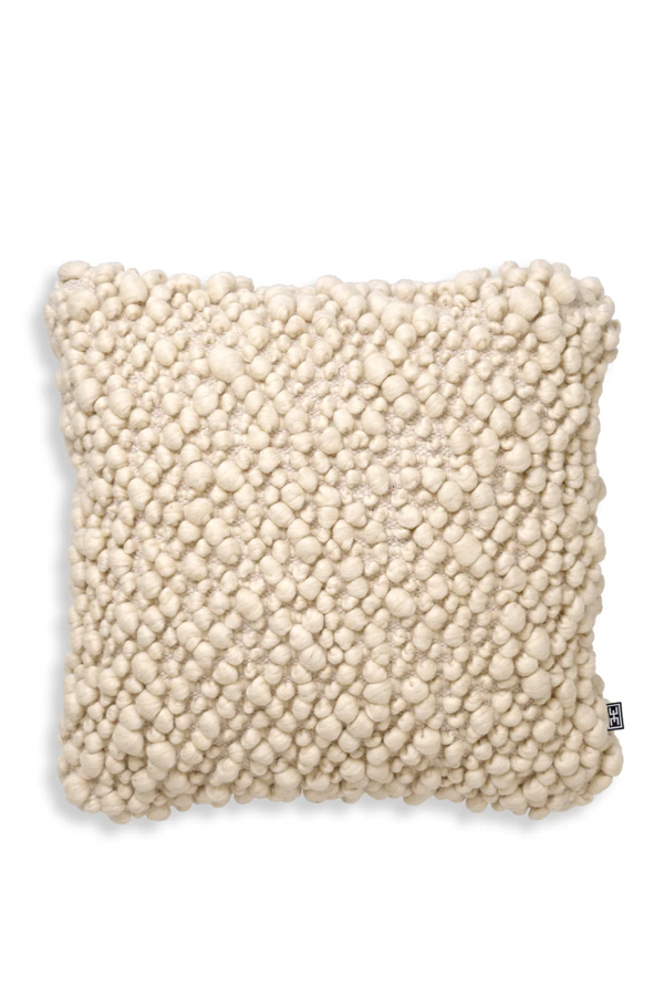 White Wool Cushion | Eichholtz Schillinger | Eichholtzmiami.com