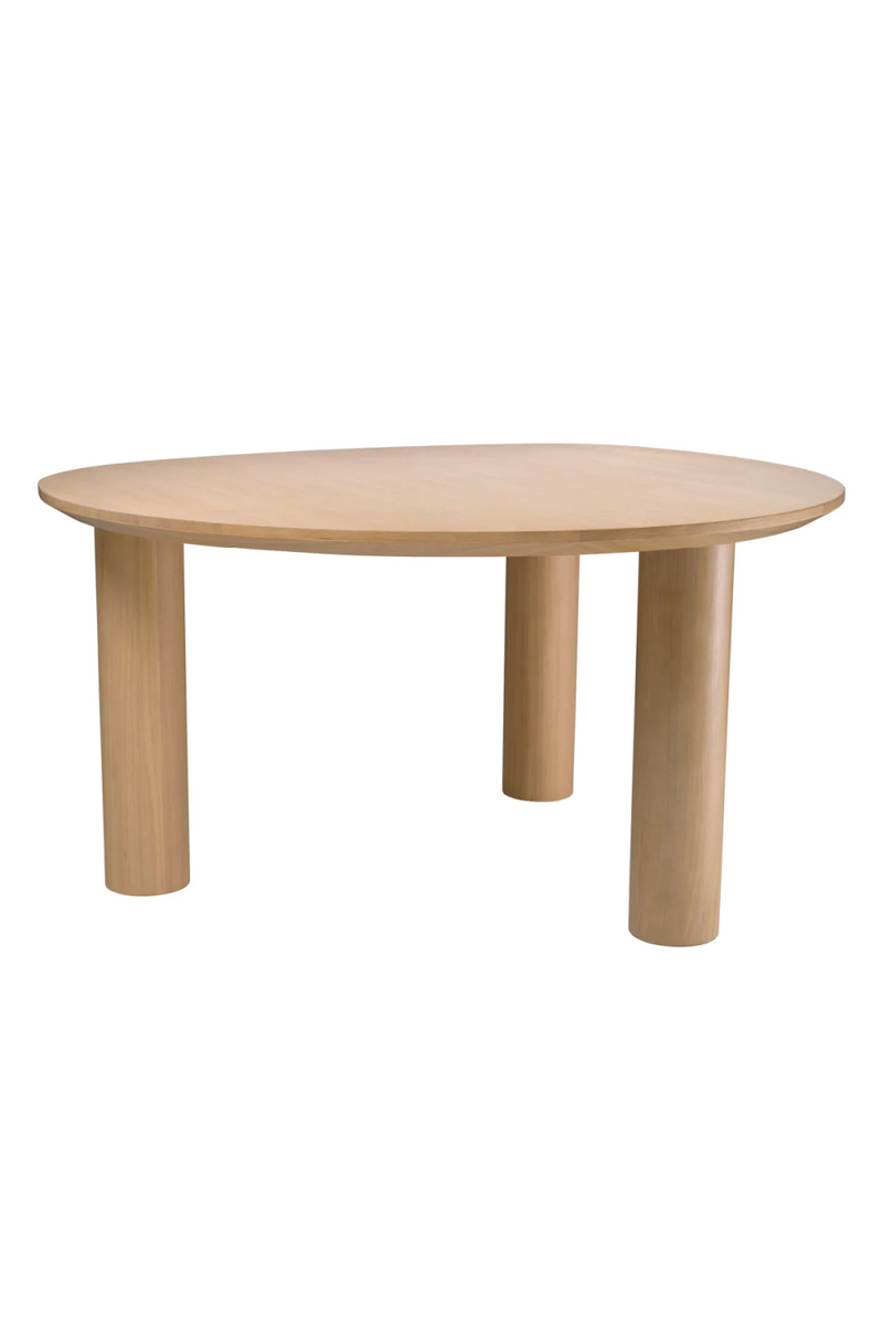 Oak Scandi Dining Table | Eichholtz Lombardo | Oroatrade.com