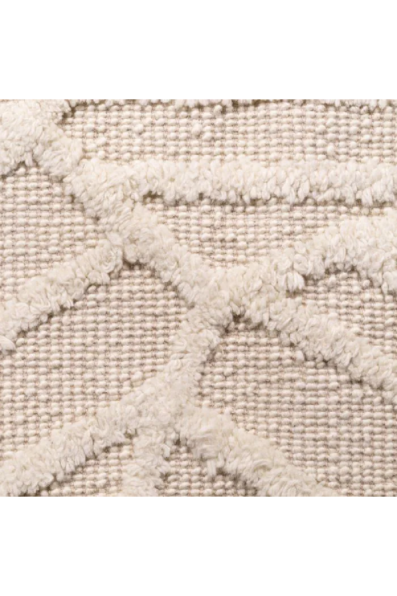 Cream Handwoven Wool Carpet | Eichholtz San Juan | Eichholtzmiami.com