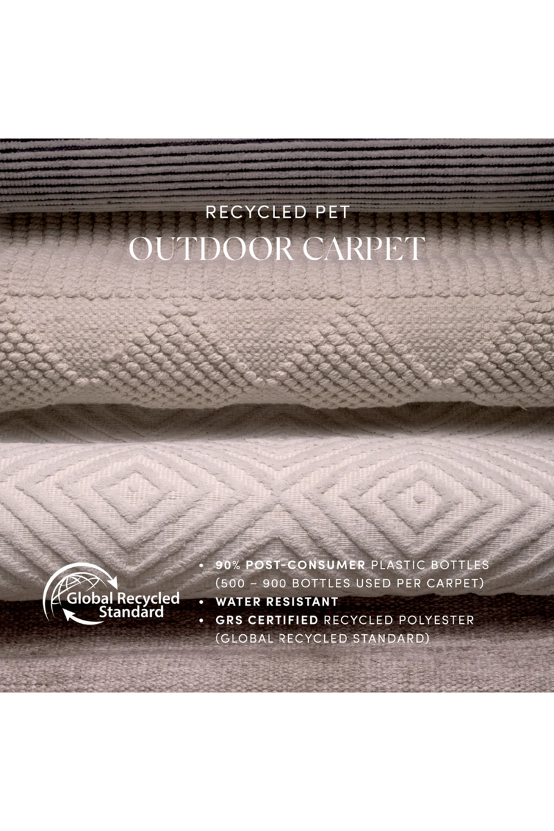 Beige Hand-Woven Outdoor Carpet 10' x 13' | Eichholtz Linara | Eichholtzmiami.com