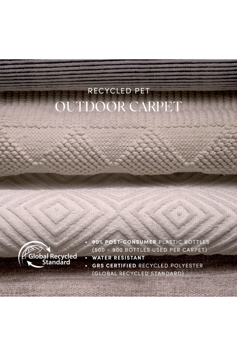 Geometric Patterned Outdoor Carpet 10' x 13' | Eichholtz Romari | Eichholtzmiami.com