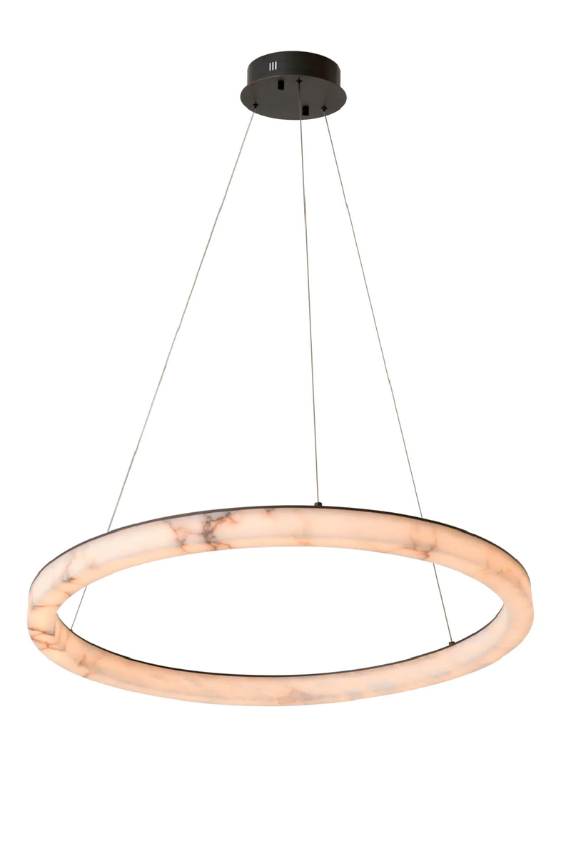 Round Alabaster Chandelier | Eichholtz Gallen | Eichholtzmiami.com
