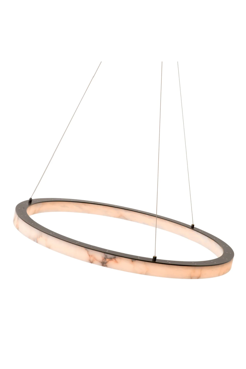 Round Alabaster Chandelier | Eichholtz Gallen | Eichholtzmiami.com
