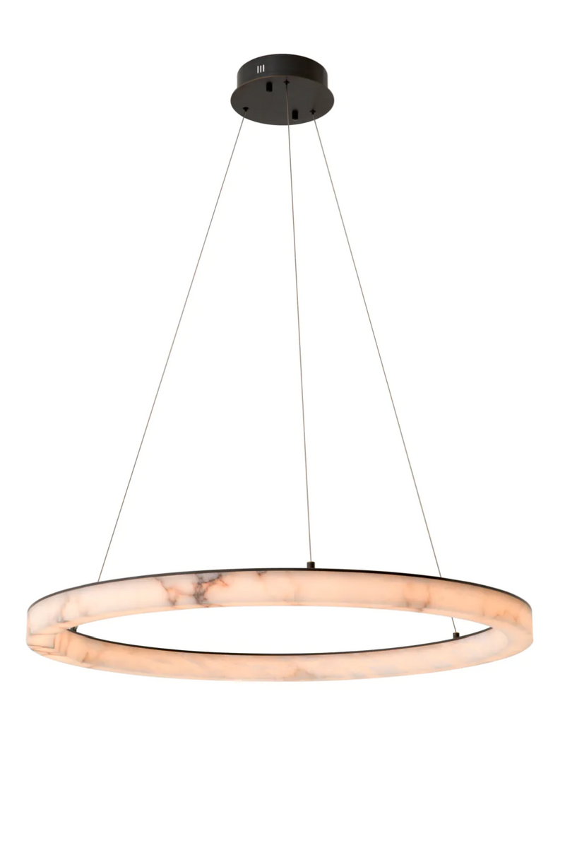 Round Alabaster Chandelier | Eichholtz Gallen | Eichholtzmiami.com
