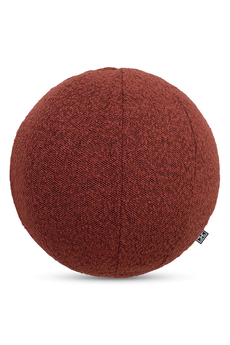 Red Boucle Sphere Cushion | Eichholtz Palla | Eichholtzmiami.com