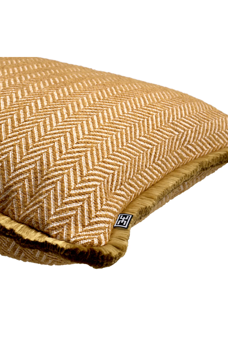 Chevron Pattern Fringed Cushion L | Eichholtz Kauai | Eichholtzmiami.com