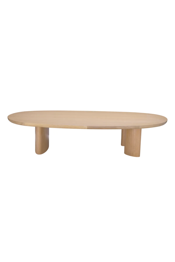 Scandi Oak Oval Coffee Table | Eichholtz Lindner | Eichholtzmiami.com