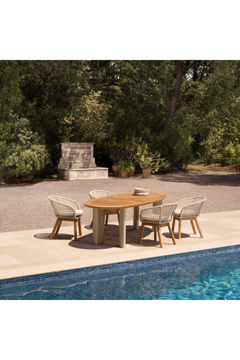 Teak Outdoor Dining Table | Eichholtz Free Form | Eichholtzmiami.com