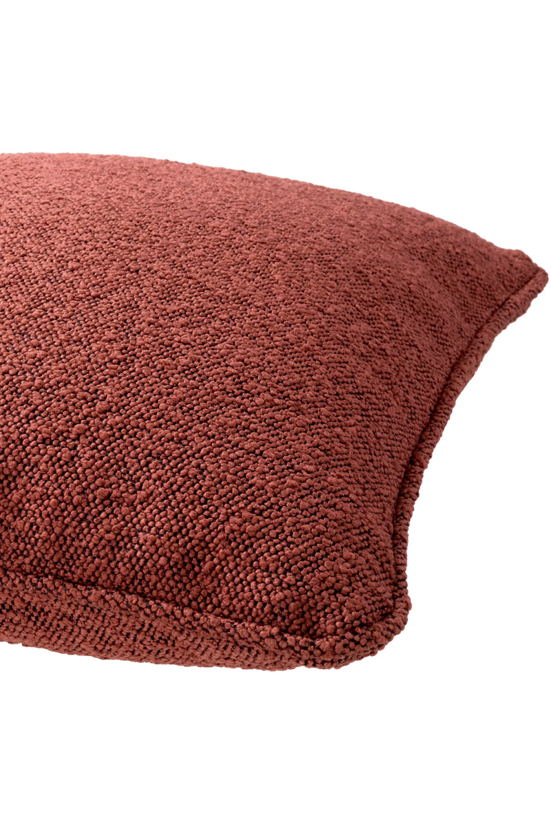 Red Bouclé Throw Pillow | Eichholtz | Eichholtzmiami.com
