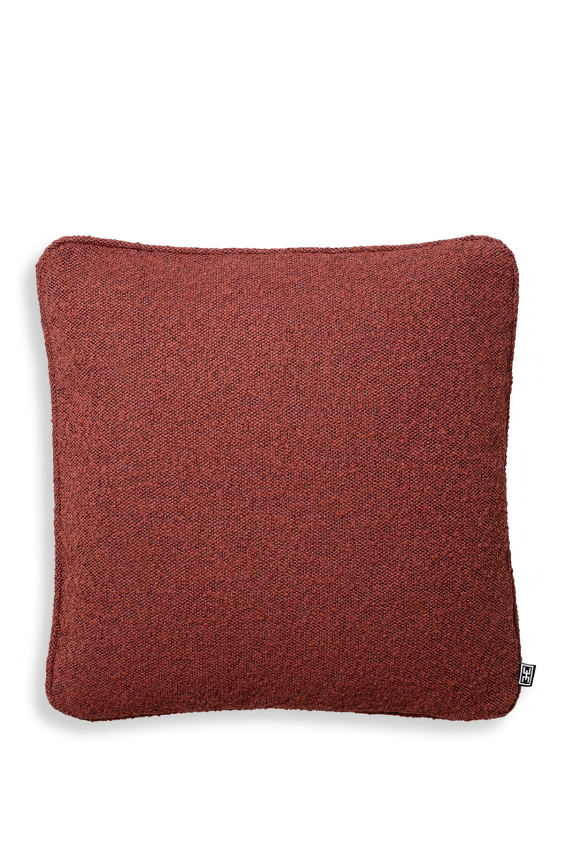 Red Bouclé Throw Pillow | Eichholtz | Eichholtzmiami.com
