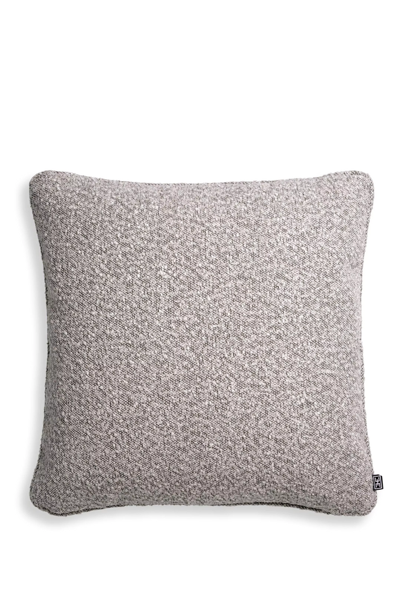 Gray Minimalist Bouclé Cushion | Eichholtz | Eichholtzmiami.com