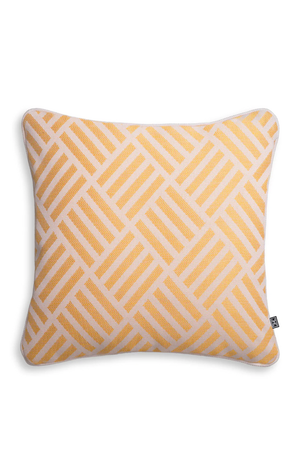 Yellow Printed Cushion | Eichholtz Sonel | Oroatrade.com