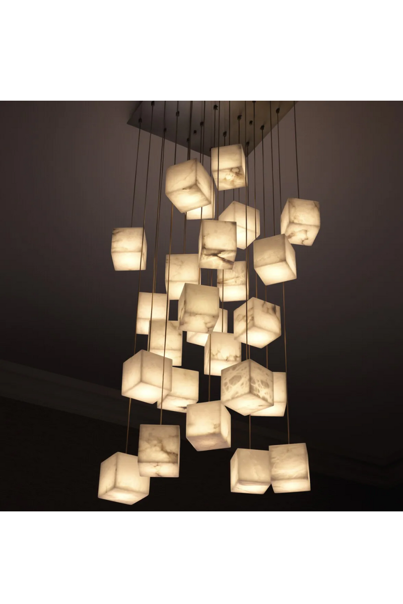 Alabaster Blocks Chandelier | Eichholtz Duboce | Eichholtzmiami.com