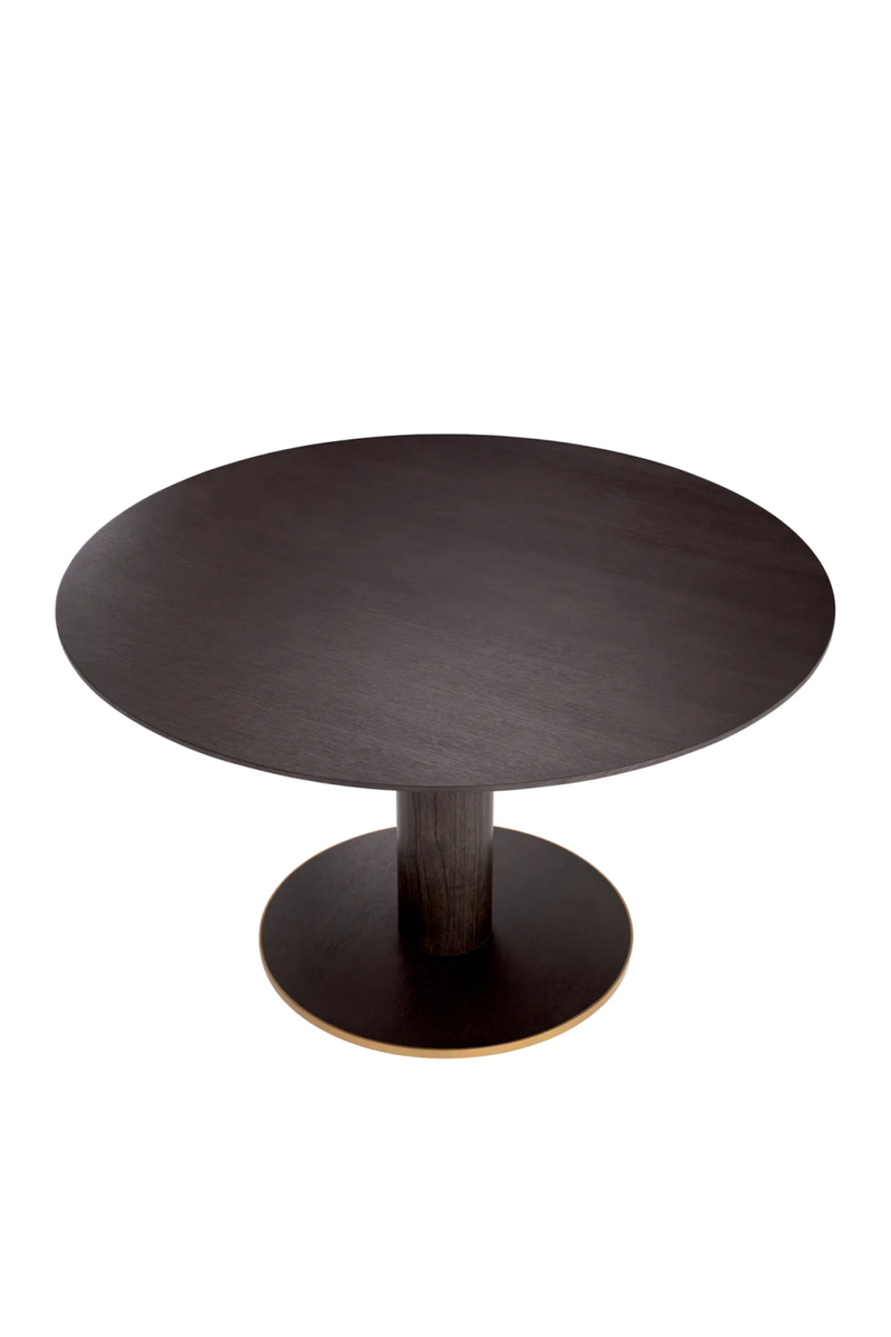 Round Oak Pedestal Dining Table | Eichholtz Astro | Eichholtzmiami.com