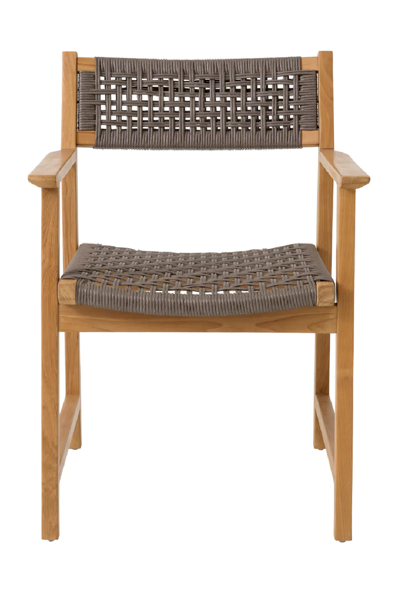 Gray Weave Outdoor Dining Chairs (2) | Eichholtz Cancun | Eiccholtzmiami.com