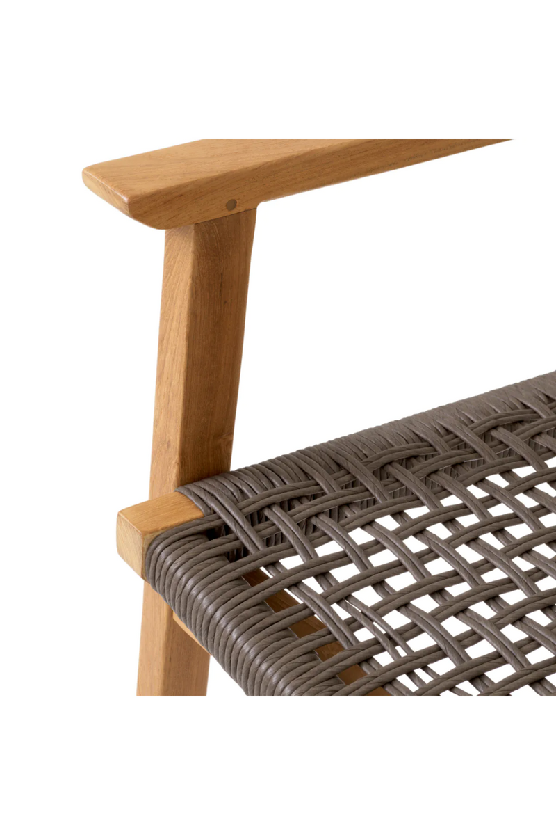 Gray Weave Outdoor Dining Chairs (2) | Eichholtz Cancun | Eiccholtzmiami.com