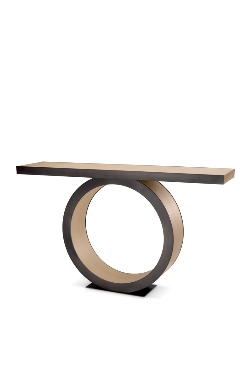 Oak Ring Console Table | Eichholtz Odis | Eichholtzmiami.com