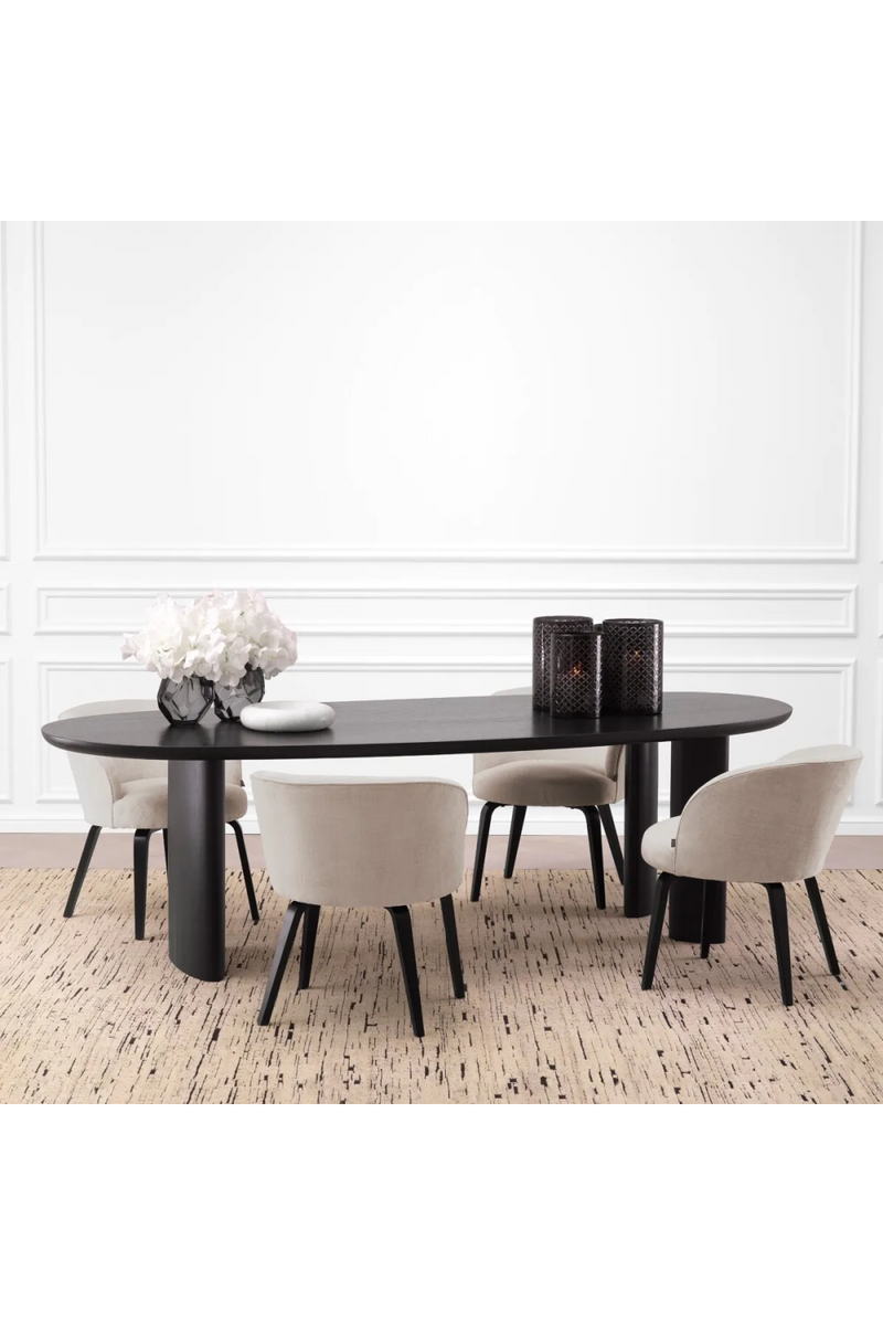 Oval Wooden Dining Table | Eichholtz Lindner | Eichholtzmiami.com