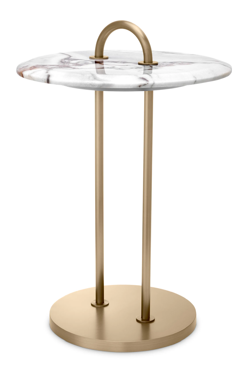 Contemporary Marble Side Table | Eichholtz Zappa | Eichholtzmiami.com