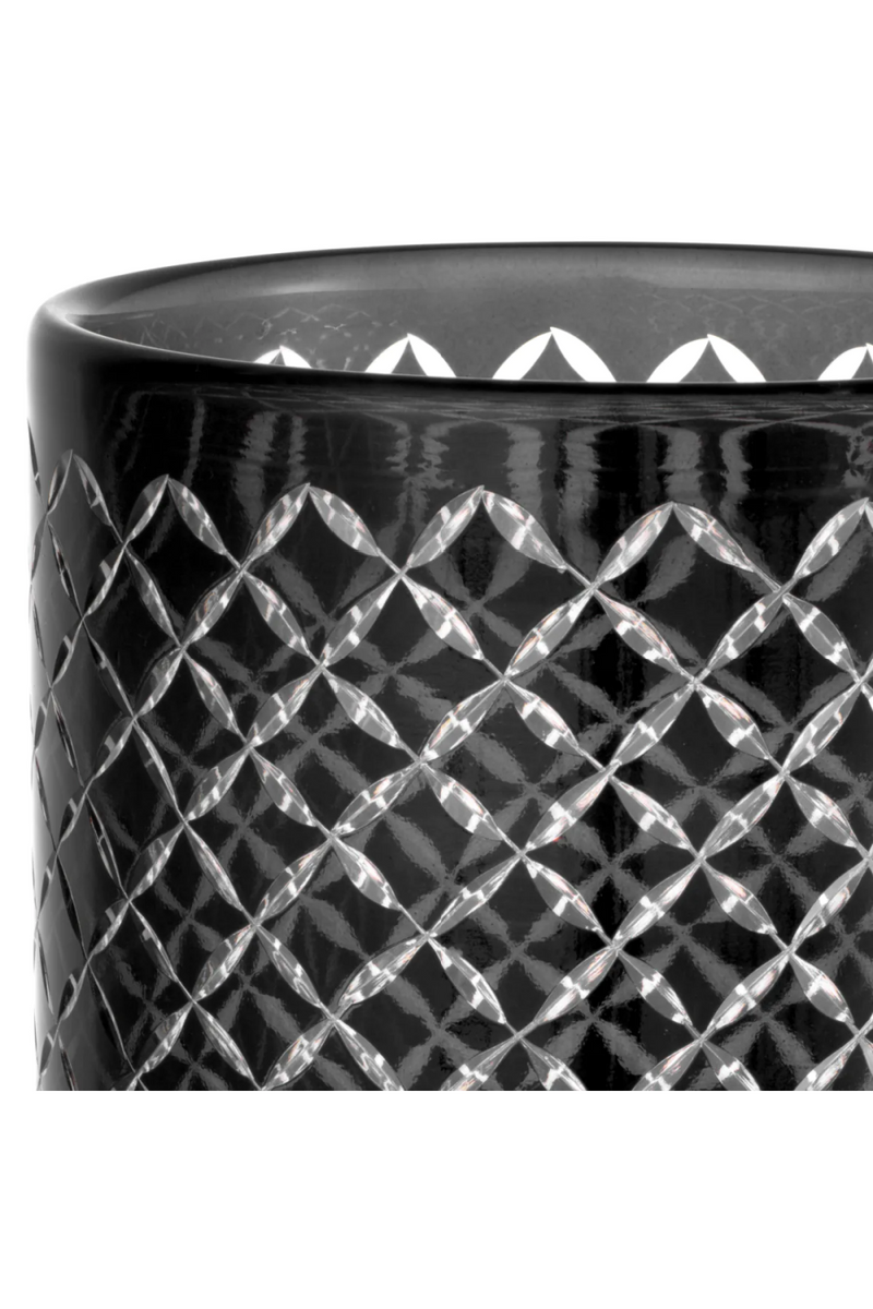 Diamond Patterned Cylindrical Hurricane | Eichholtz Gable | Eichholtzmiami.com