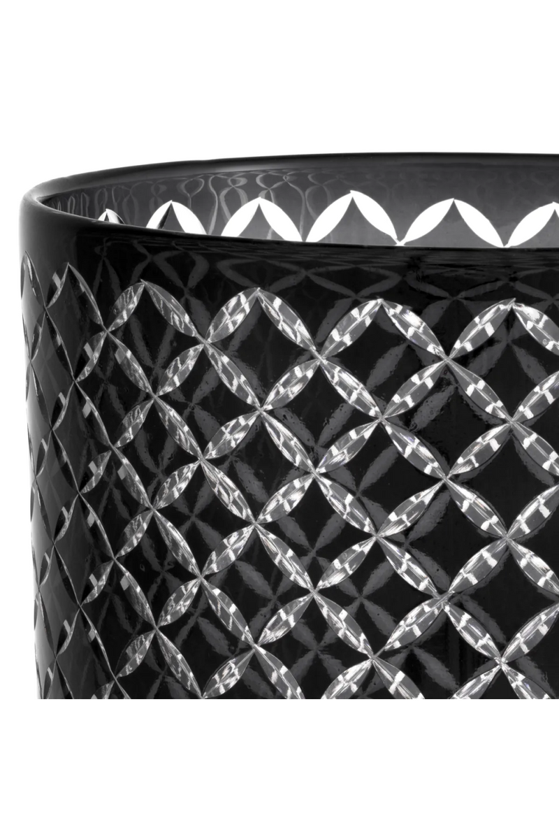 Diamond Patterned Cylindrical Hurricane | Eichholtz Gable | Eichholtzmiami.com