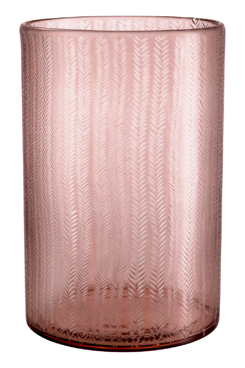 Pink Glass Hurricane | Eichholtz Spencer | Eichholtzmiami.com
