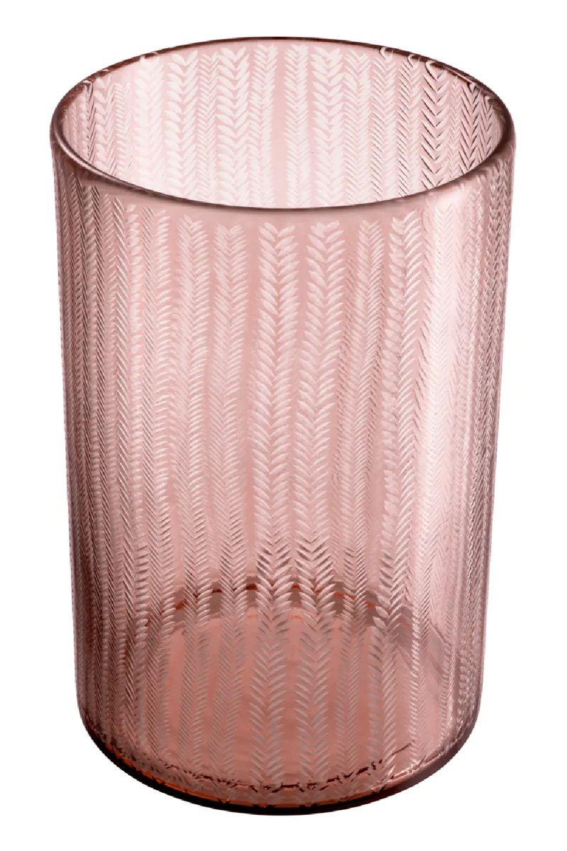 Pink Glass Hurricane | Eichholtz Spencer | Eichholtzmiami.com
