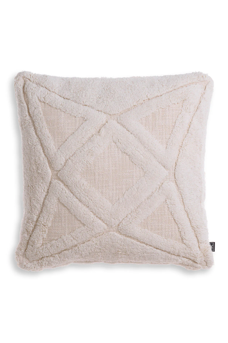 Off-White Geometrical Cushion L | Eichholtz Malua | Eichholtzmiami.com