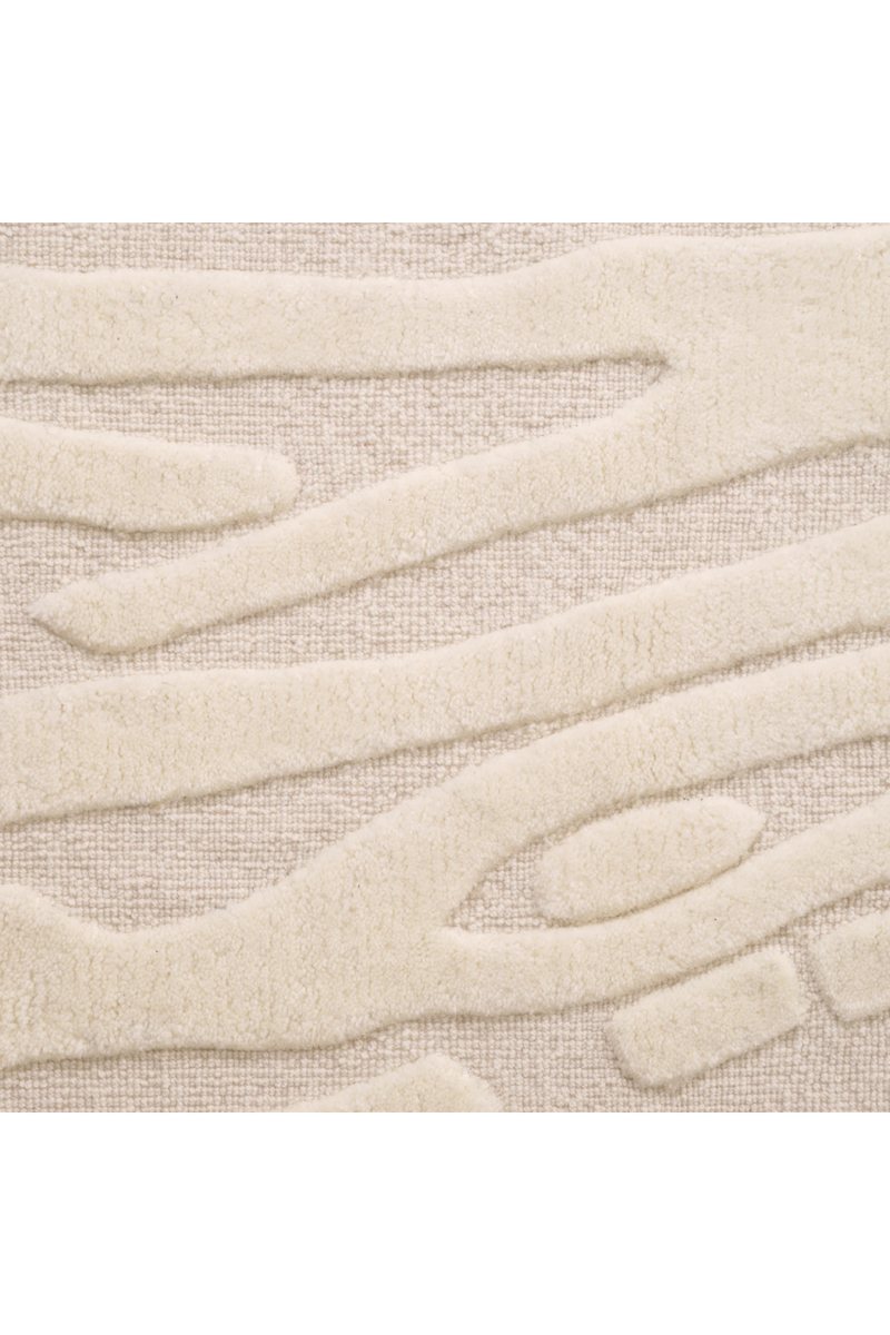 Hand-Tufted Cream Wool Carpet | Eichholtz Zenon | Eichholtzmiami.com