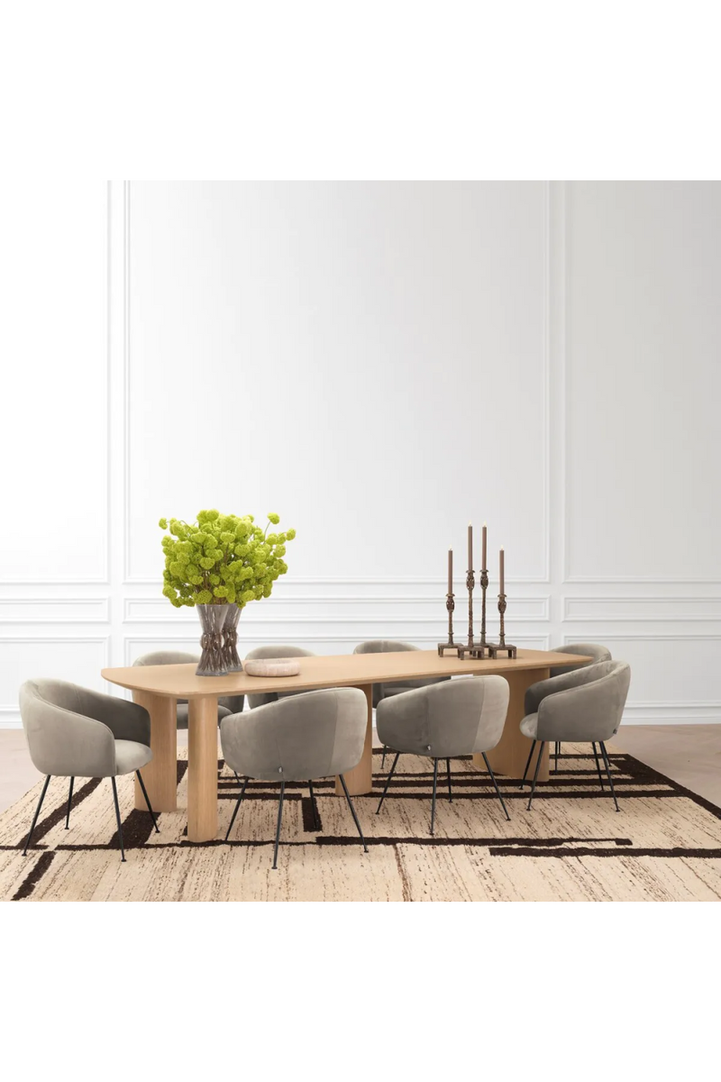 Wooden Minimalist Dining Table L | Eichholtz Bergman | Eichholtzmiami.com