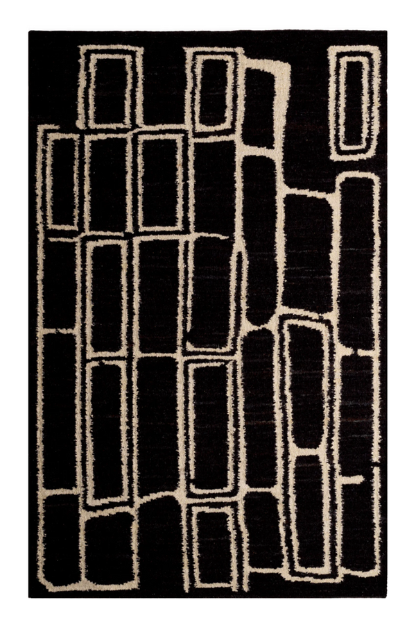 Geometric Patterned Wool Carpet | Eichholtz Vava | Eichholtzmiami.com