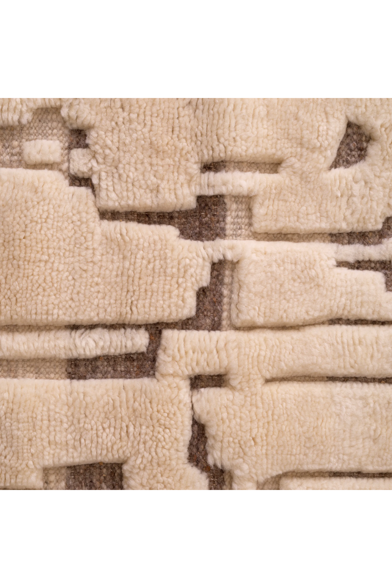 Knotted Cream Wool Carpet | Eichholtz Eminence | Eichholtzmiami.com