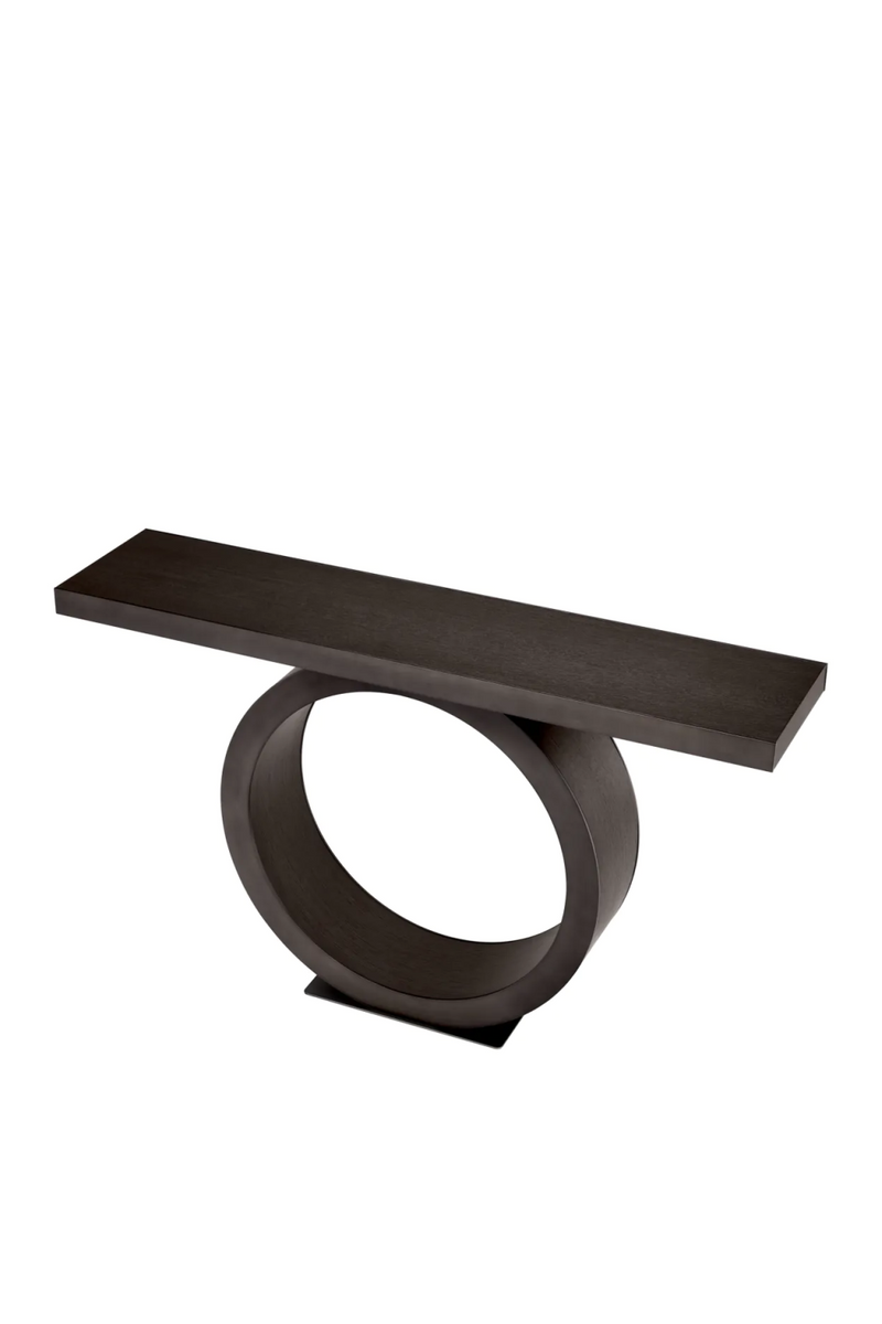 Oak Ring Console Table | Eichholtz Odis | Eichholtzmiami.com